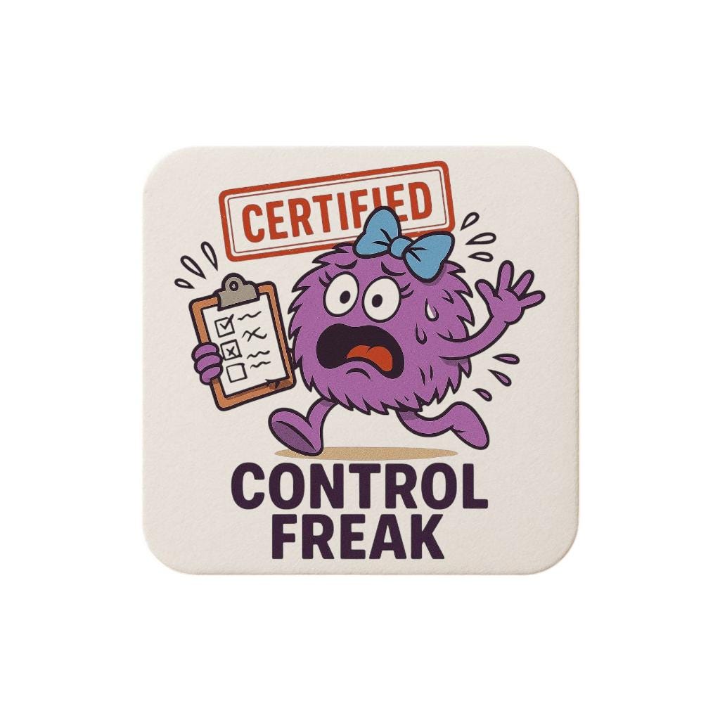 Control Freak Mug, Funny Gift for Overthinkers