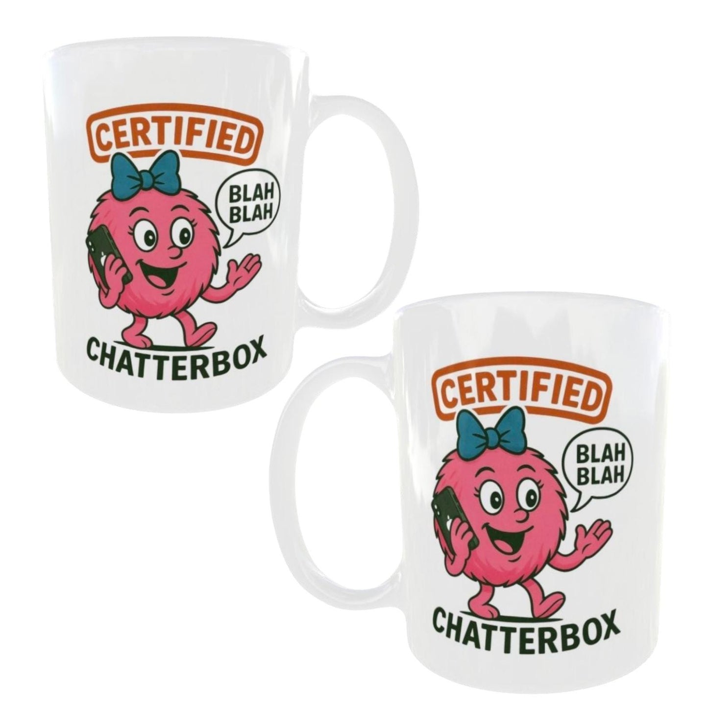 Funny Chatterbox Mug: Gift for Talkative Friends