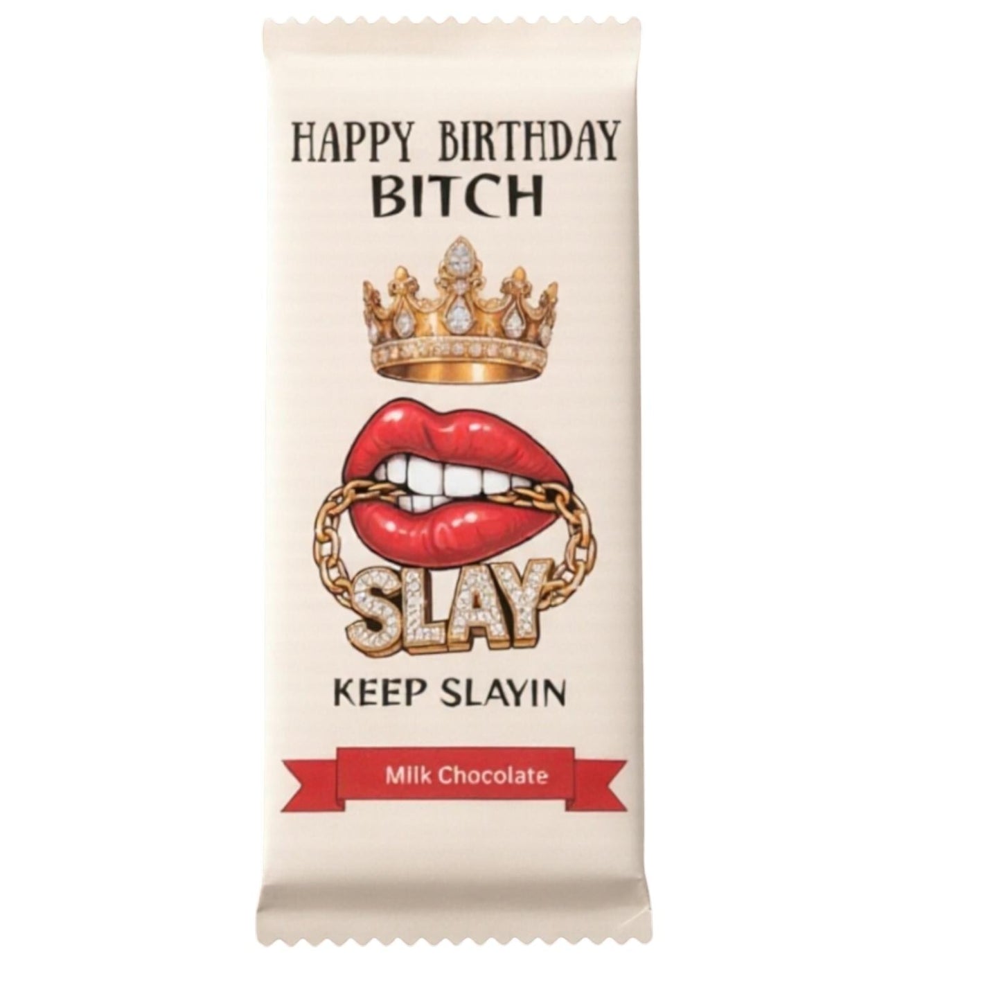 Funny Chocolate Birthday Gift. Rude Chocolate Bar: Fummy Novelty Birthday Gift For Her. Slay Birthday Gift