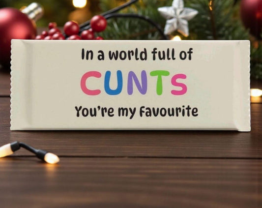 Rude Novelty Chocolate Bar: Funny Birthday or Christmas Stocking Filler Gift