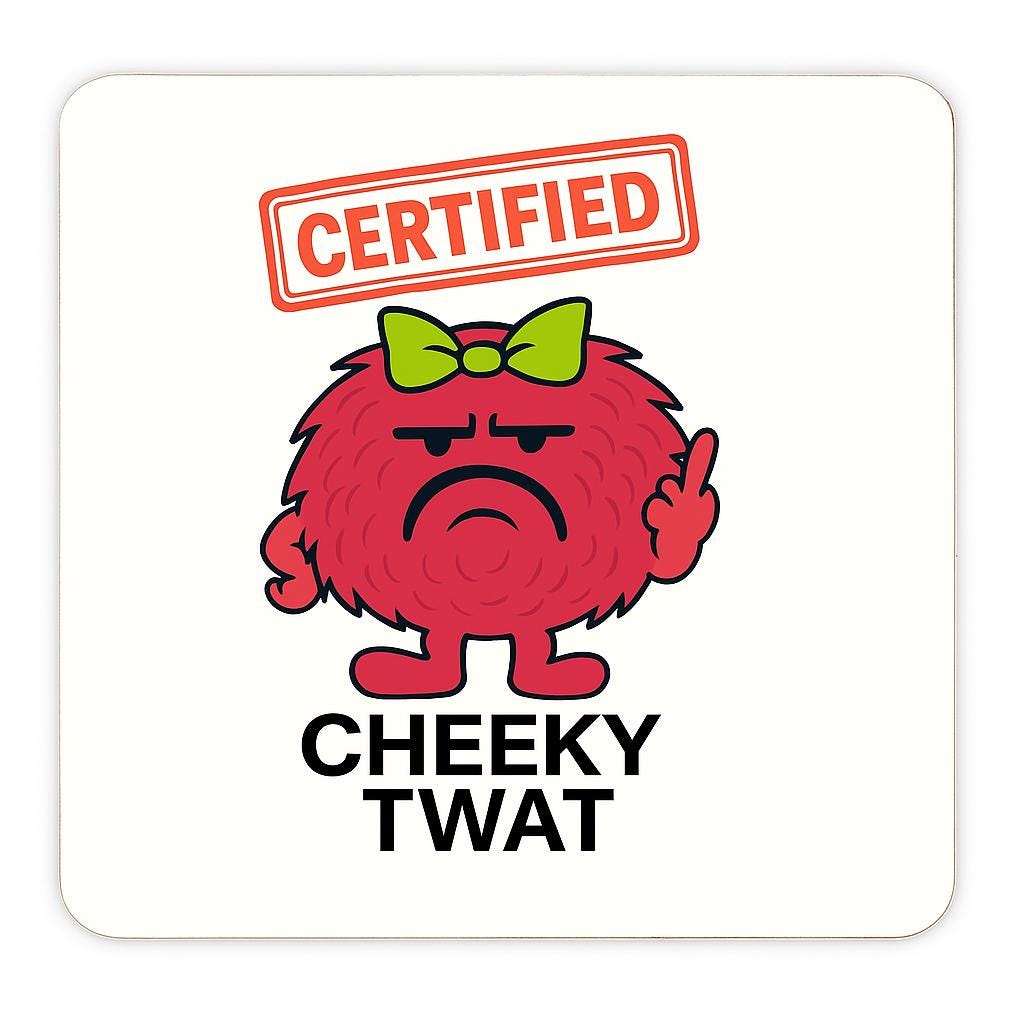 Funny Novelty Ceramic Mug For Women - Cheeky Tw*t