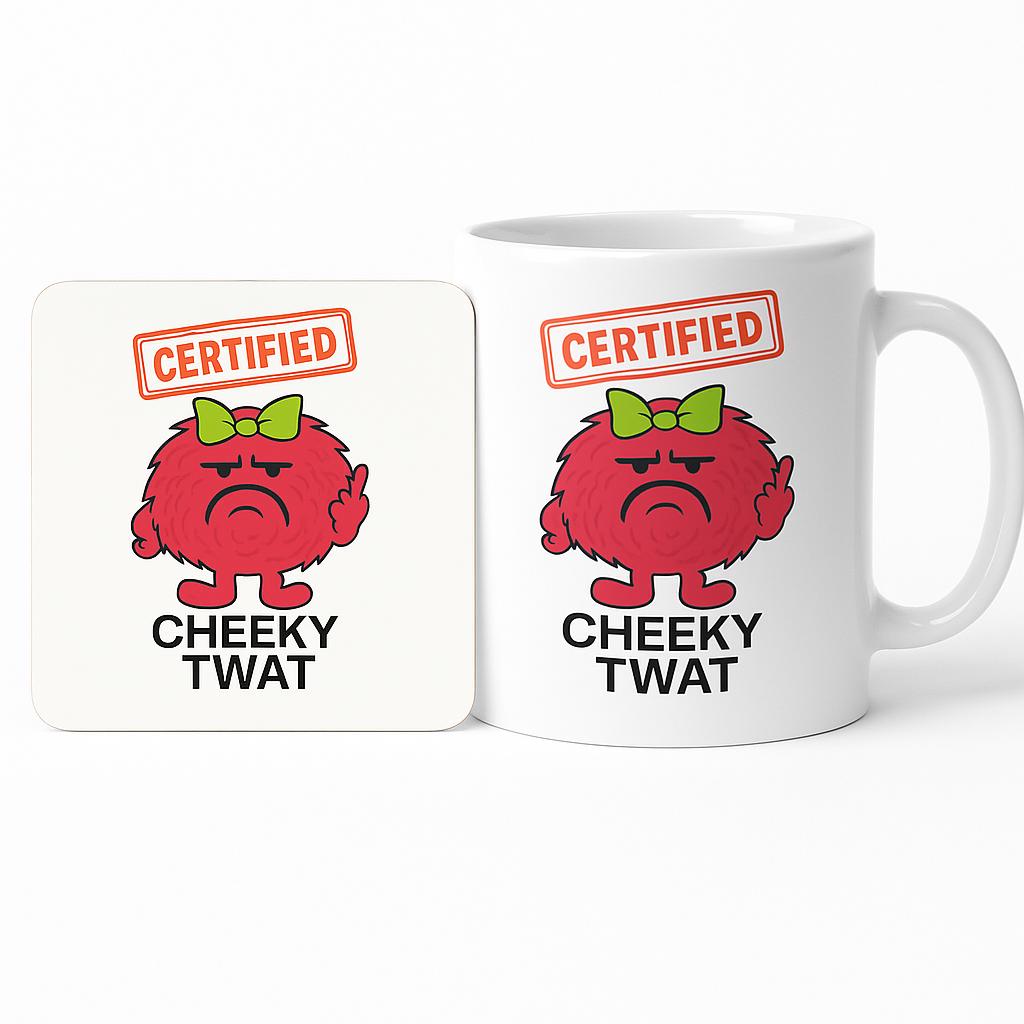 Funny Novelty Ceramic Mug For Women - Cheeky Tw*t
