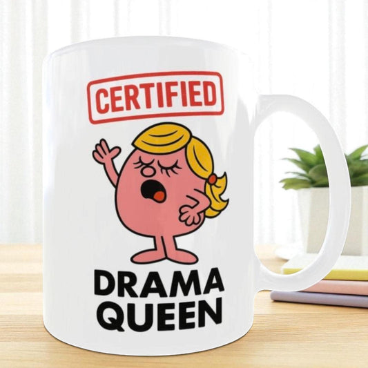 Drama Queen Coffee Mug, Funny Gift for Her, Sister, Friend