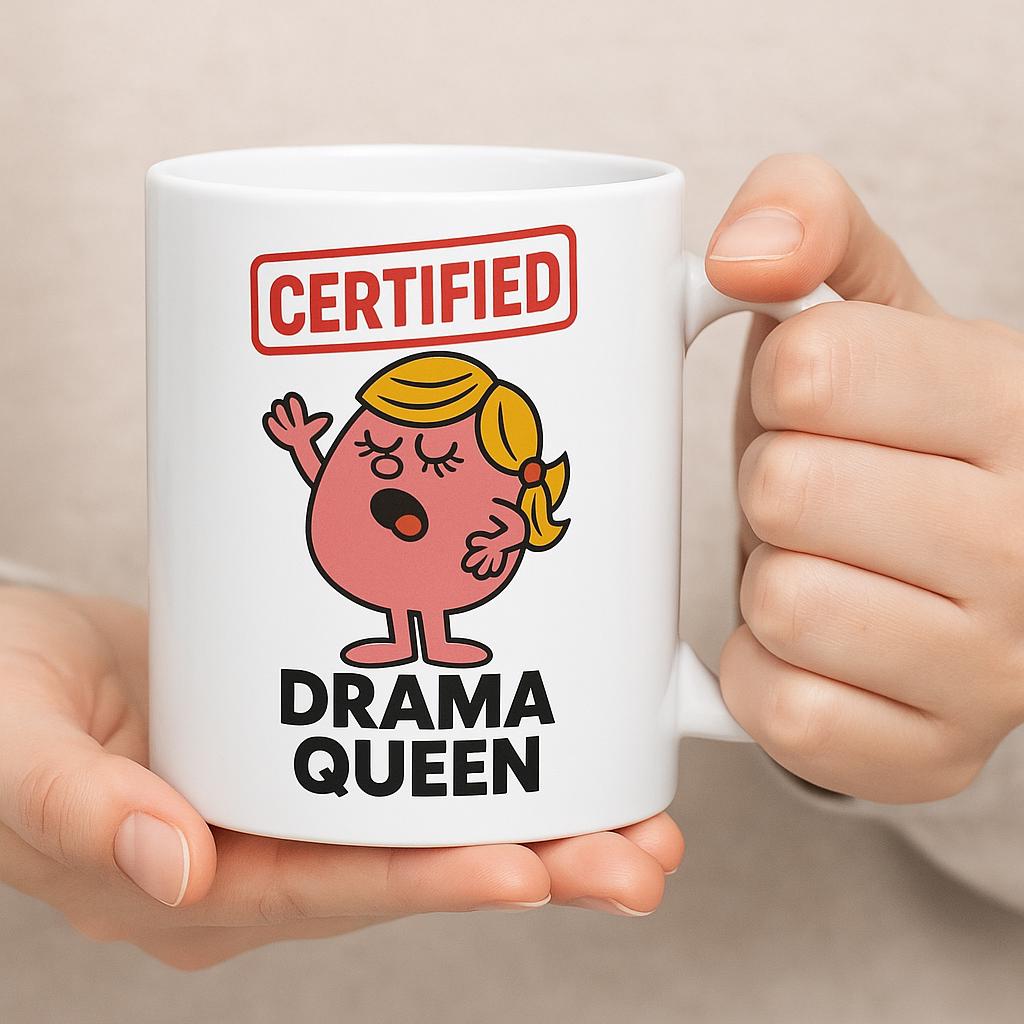 Drama Queen Coffee Mug, Funny Gift for Her, Sister, Friend