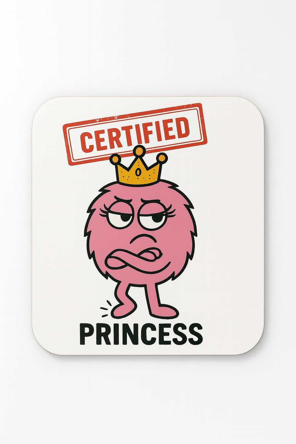 Funny Princess Mug – Funny Cartoon Coffee Cup for Stroppy Women
