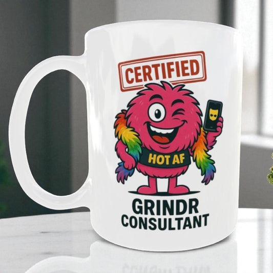 Funny Online dating mug. Funny LGBTQ+ Pride Coffee Cup, Rude Humour