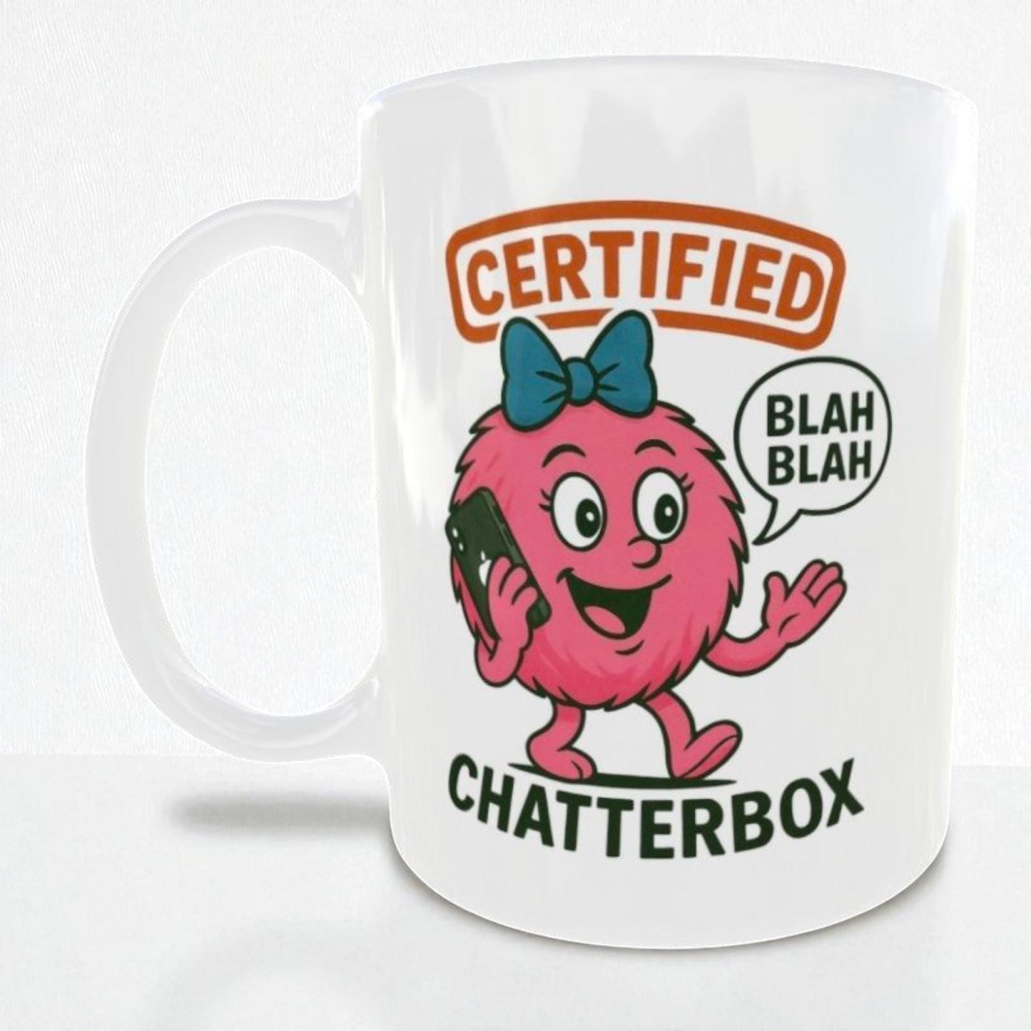 Funny Chatterbox Mug: Gift for Talkative Friends