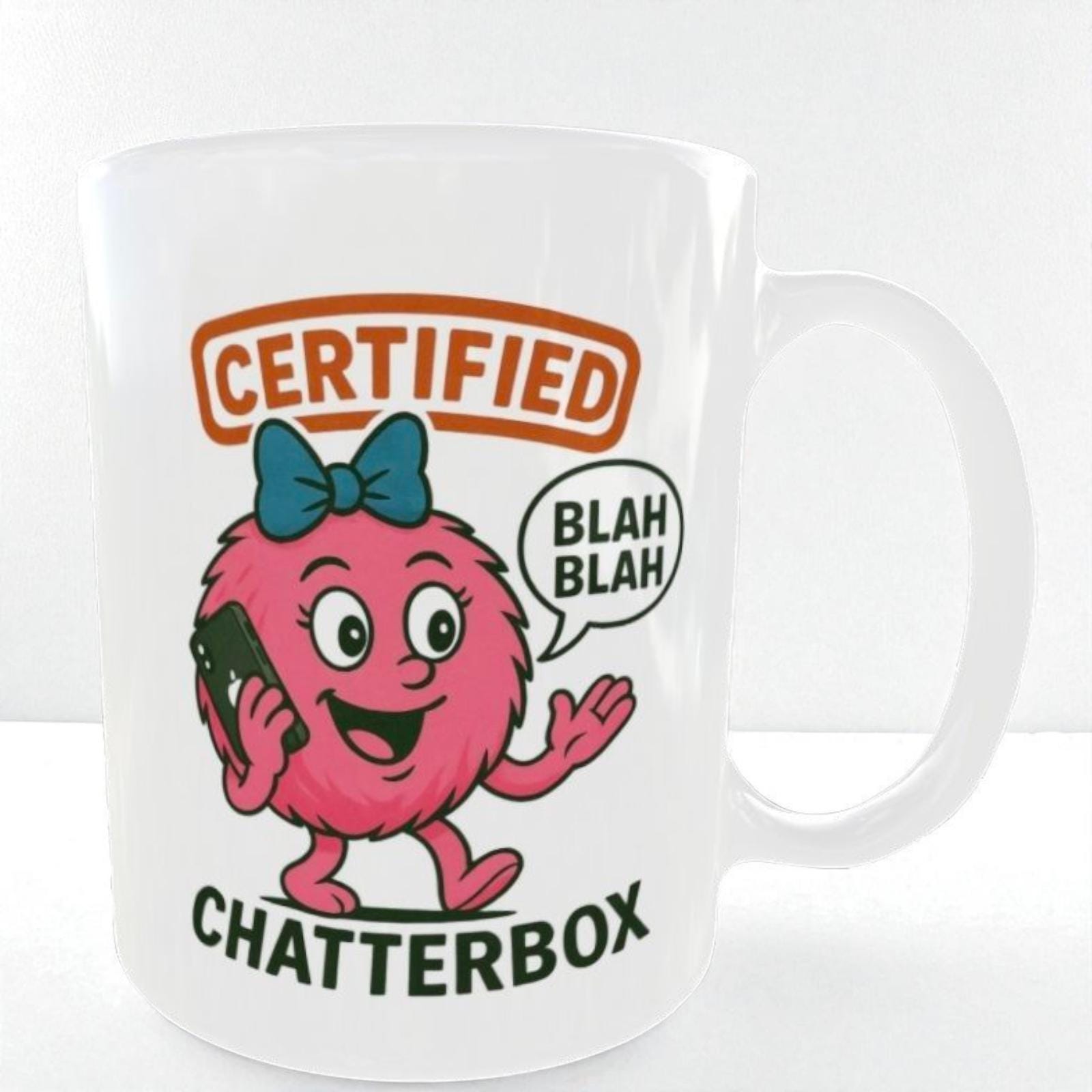 Funny Chatterbox Mug: Gift for Talkative Friends
