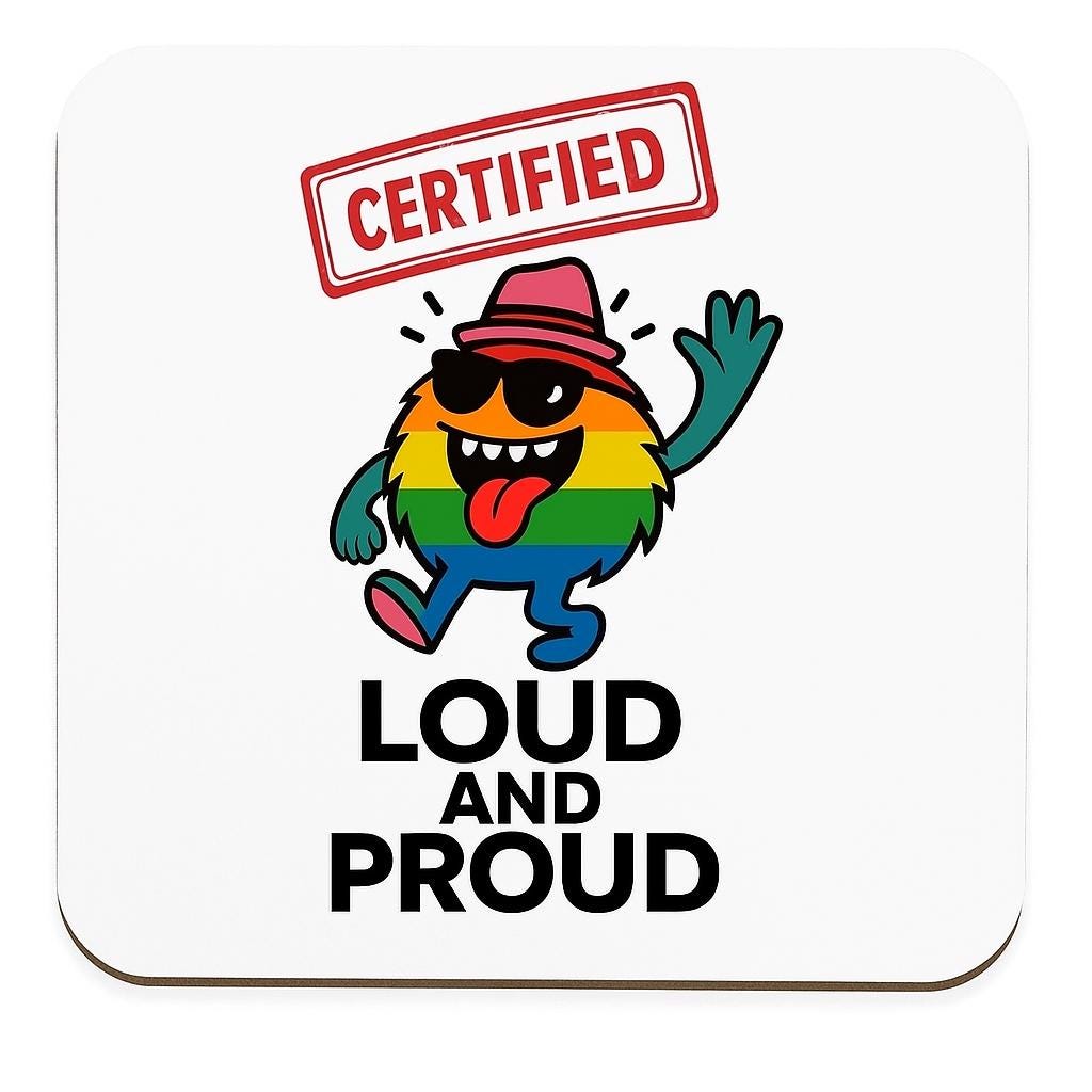 Loud and Proud LGBTQ+ Mug: Rainbow Pride Gift