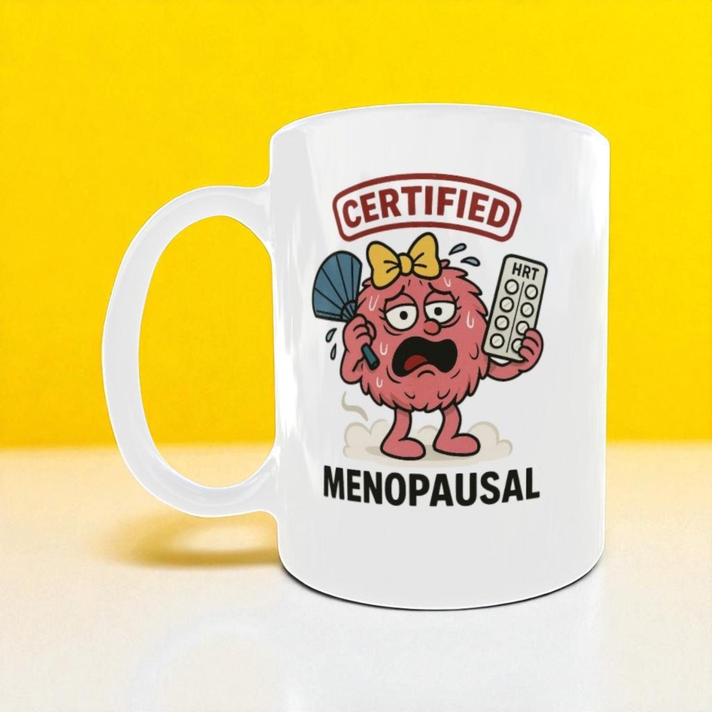 Cheeky Menopause Coffee Mug: Hot Flush Humor Gift