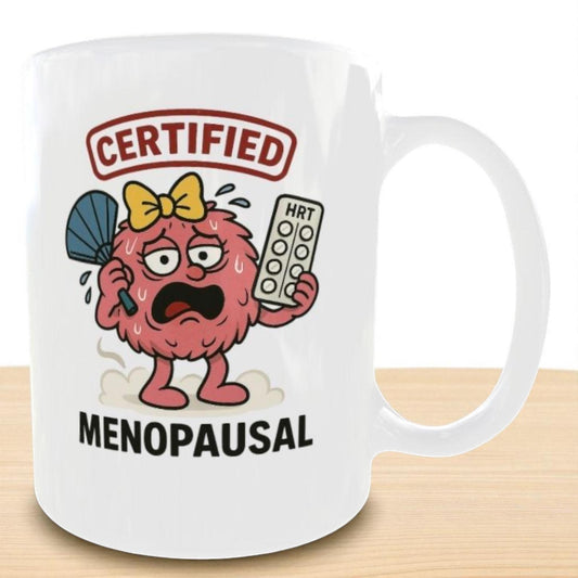 Cheeky Menopause Coffee Mug: Hot Flush Humor Gift