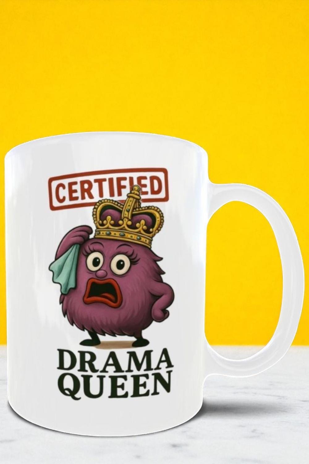 Drama Queen Mug: Funny Gift, Secret Santa Present