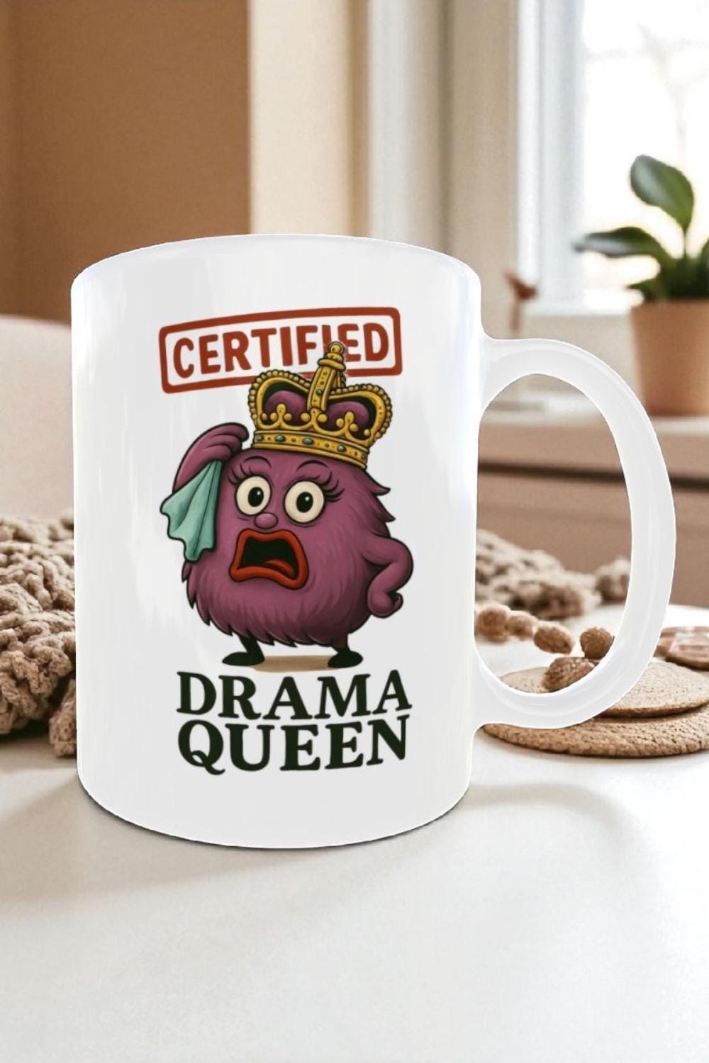 Drama Queen Mug: Funny Gift, Secret Santa Present