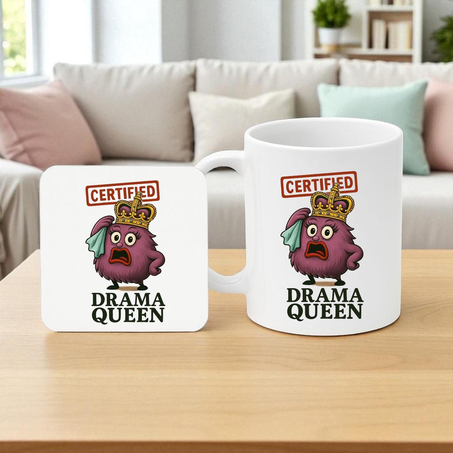 Drama Queen Mug: Funny Gift, Secret Santa Present