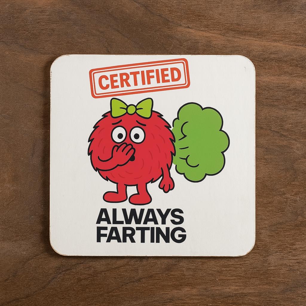 Funny Farting Mug, Rude Humor Gift