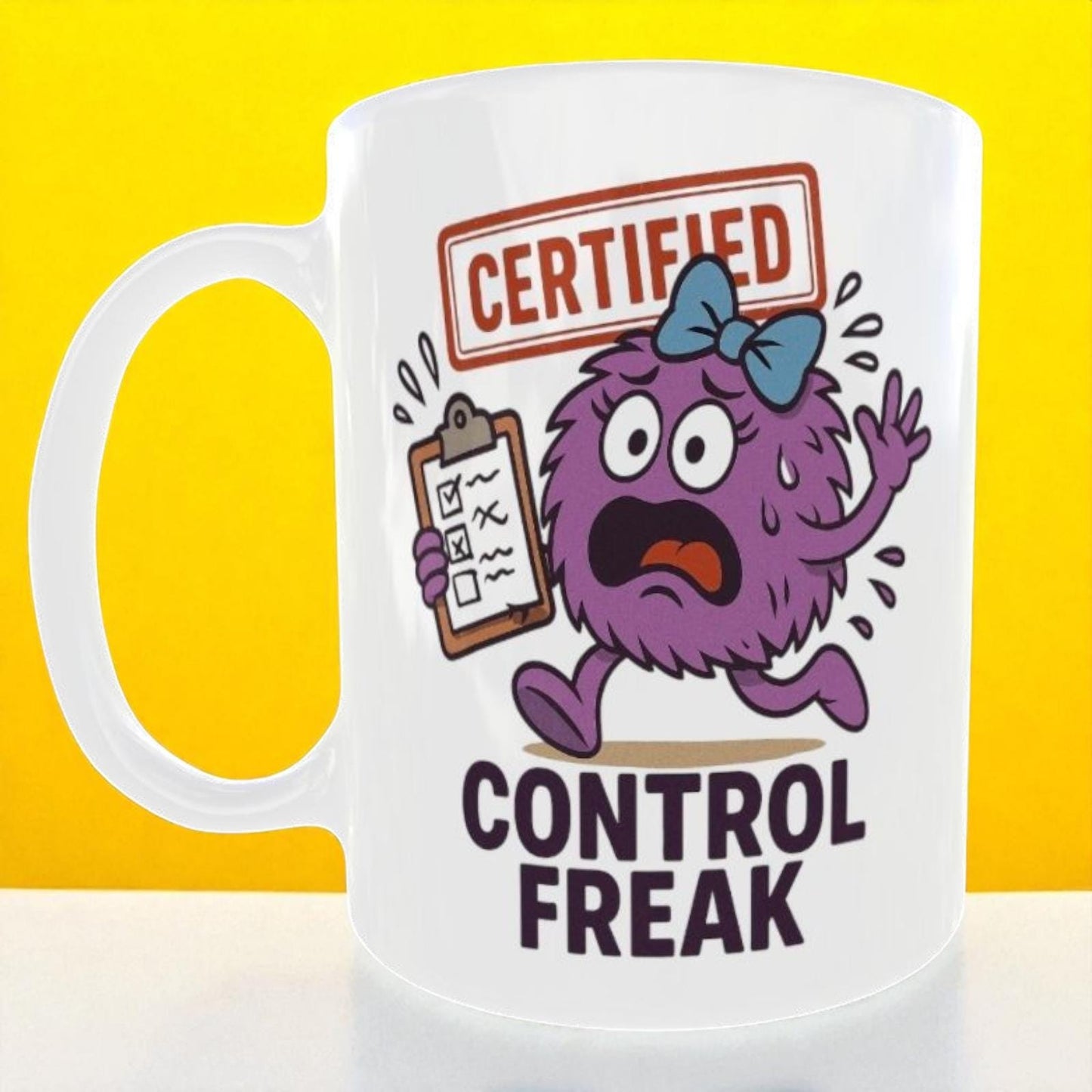 Control Freak Mug, Funny Gift for Overthinkers