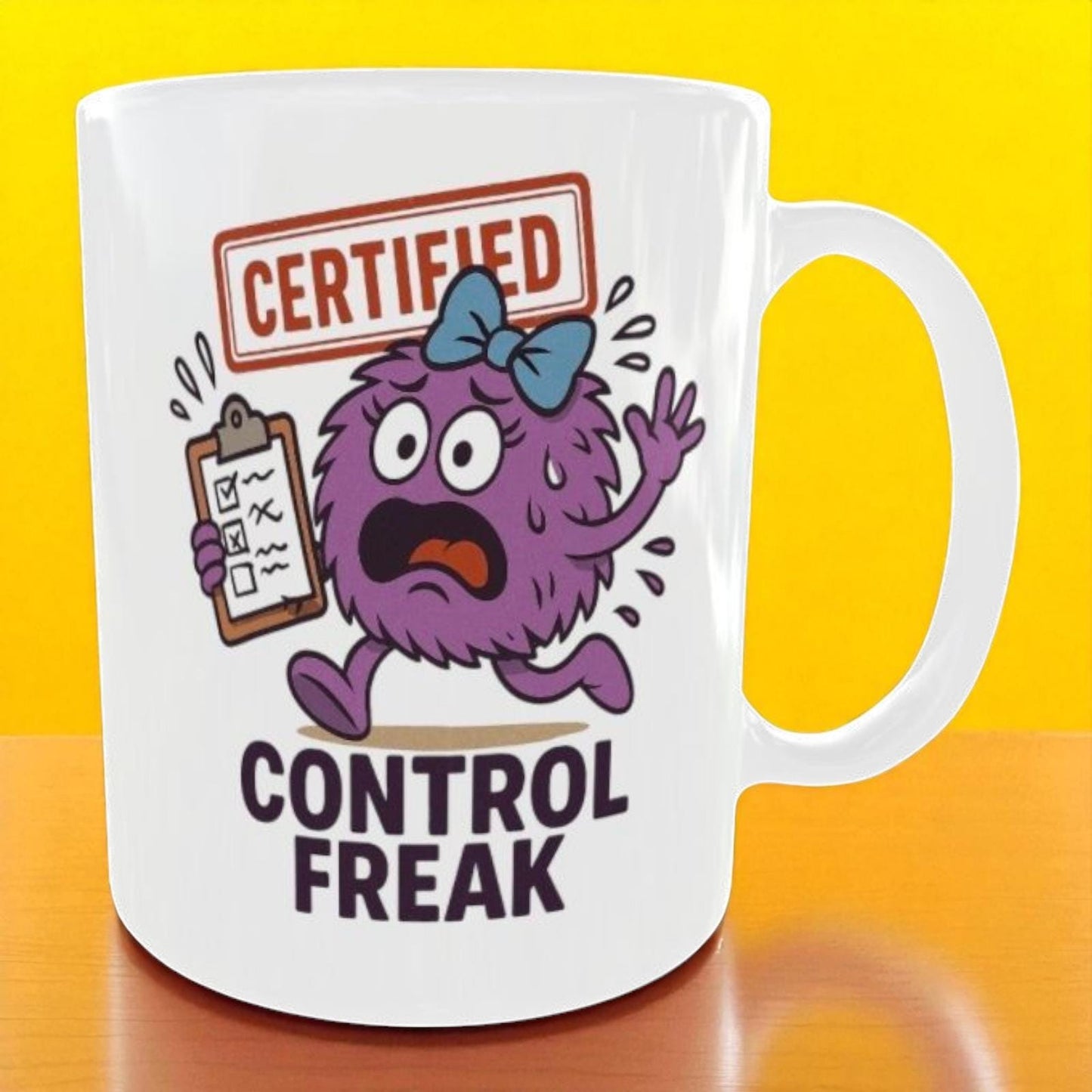 Control Freak Mug, Funny Gift for Overthinkers