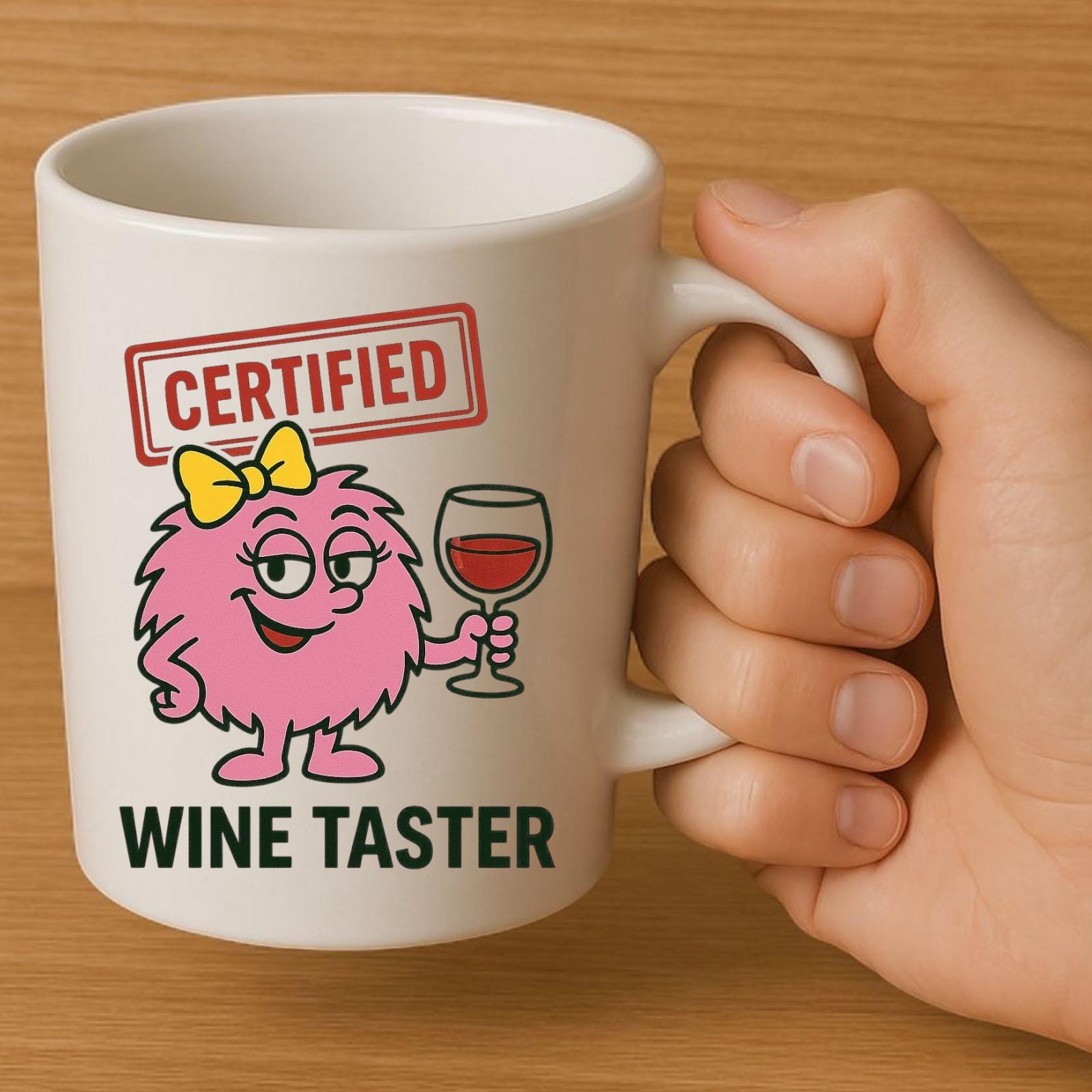 Funny Mug For Women Certified Wine Lover Gift