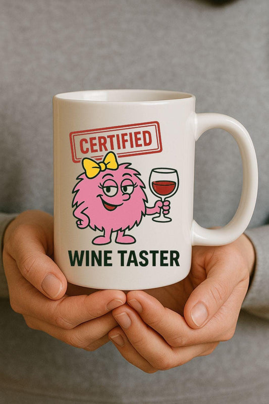 Funny Mug For Women Certified Wine Lover Gift