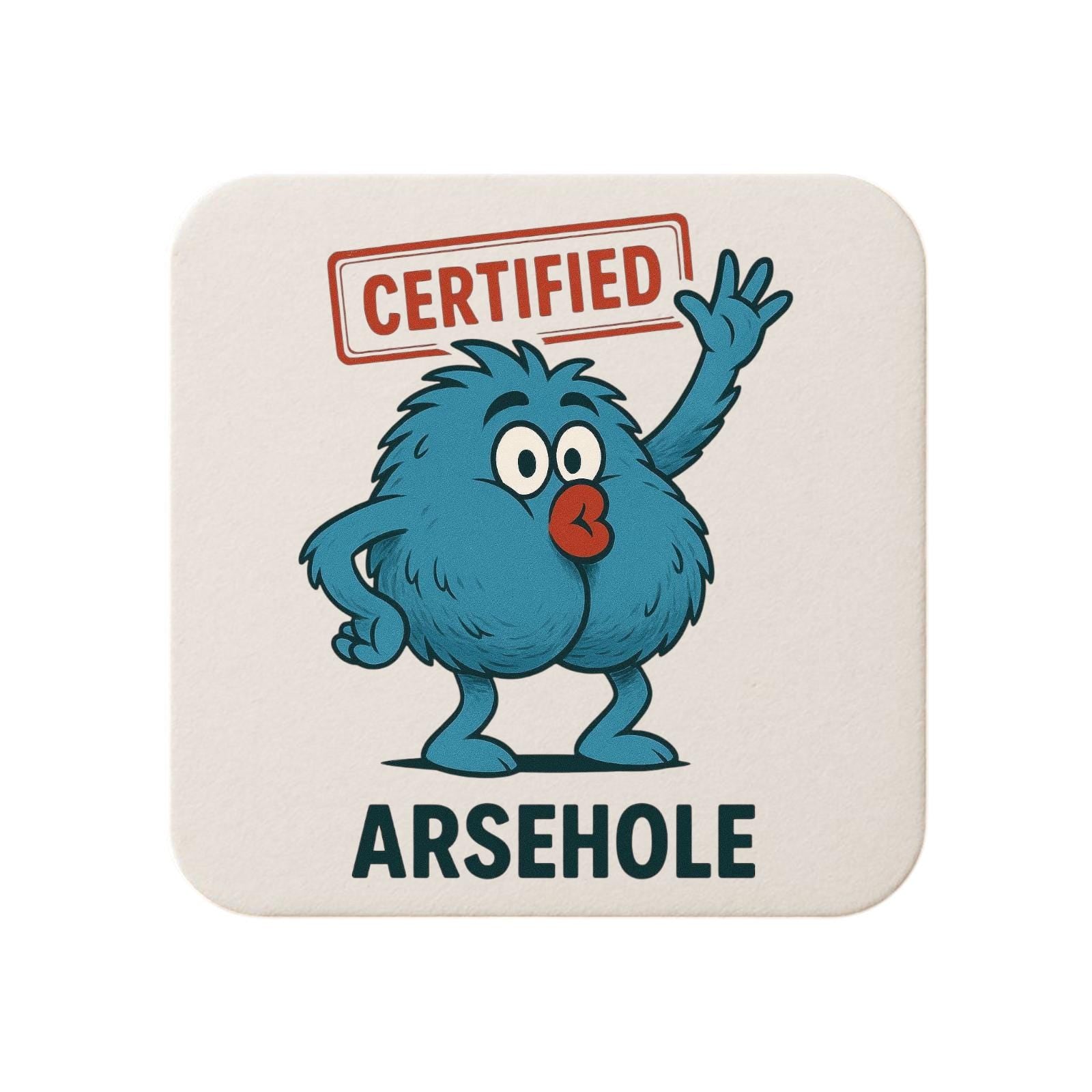 Funny Birthday Gift Mug for Brother, Son, Mate – Certified Arsehole Novelty Cup | Rude Cheeky Present for Him | Gag Coffee Mug Son, Friend