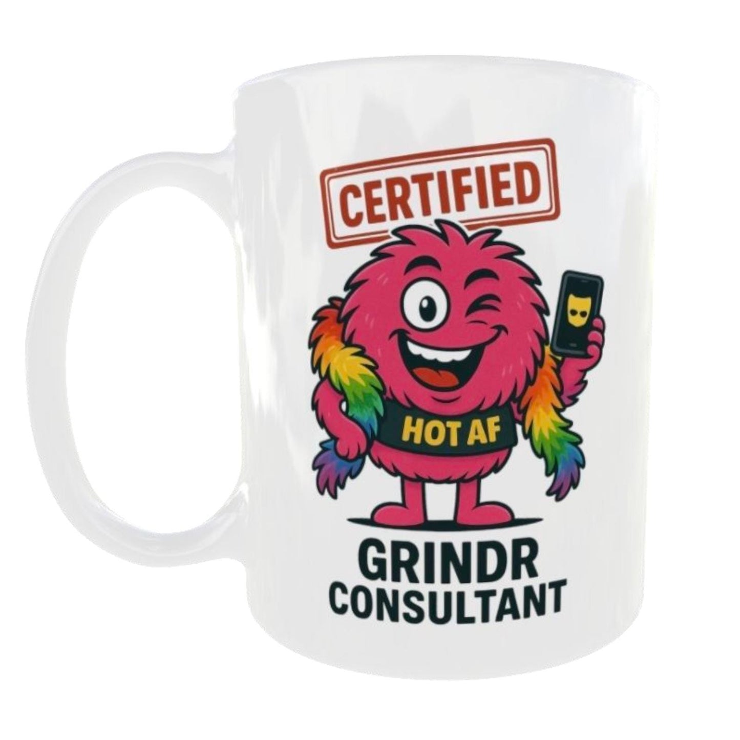 Funny Online dating mug. Funny LGBTQ+ Pride Coffee Cup, Rude Humour