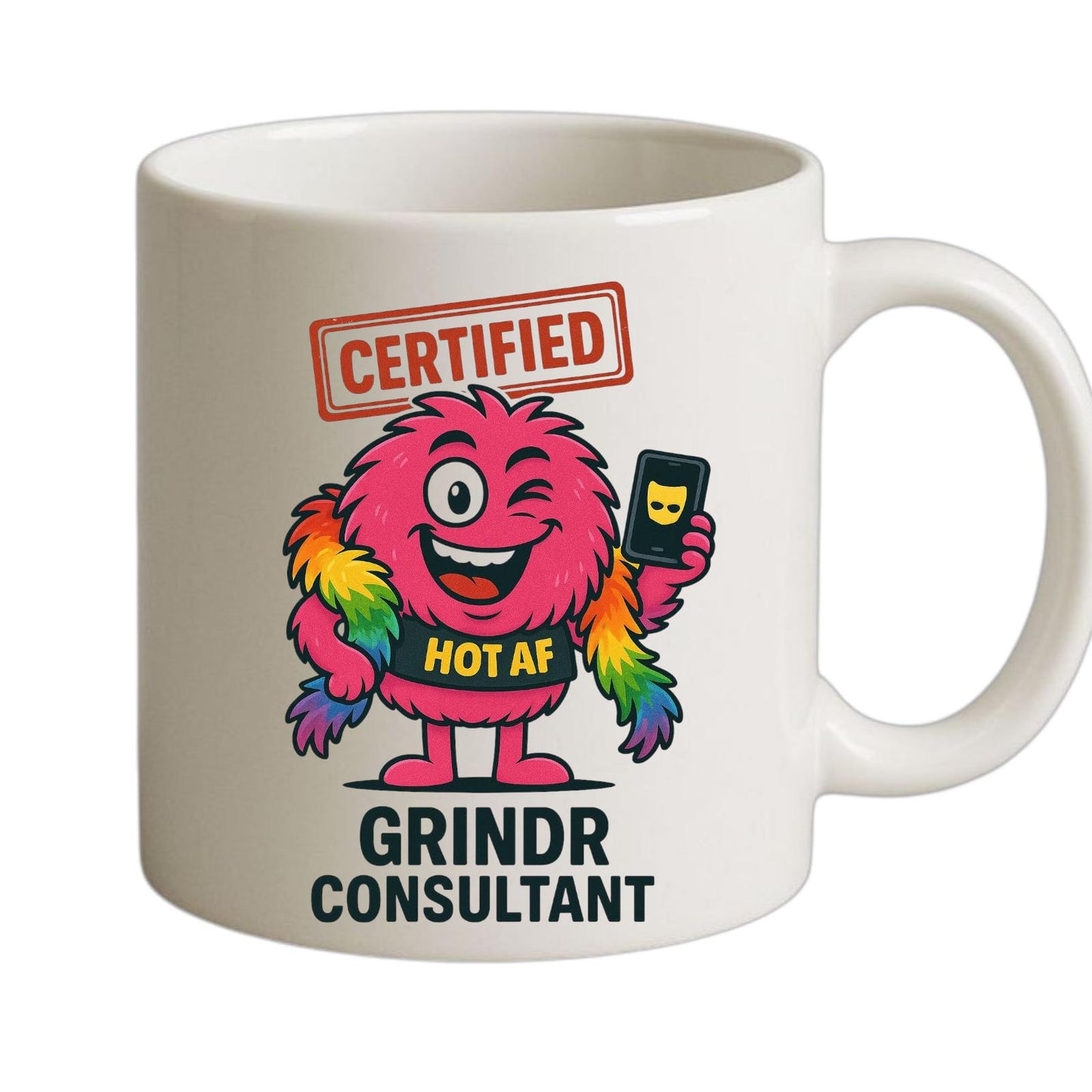 Funny Online dating mug. Funny LGBTQ+ Pride Coffee Cup, Rude Humour