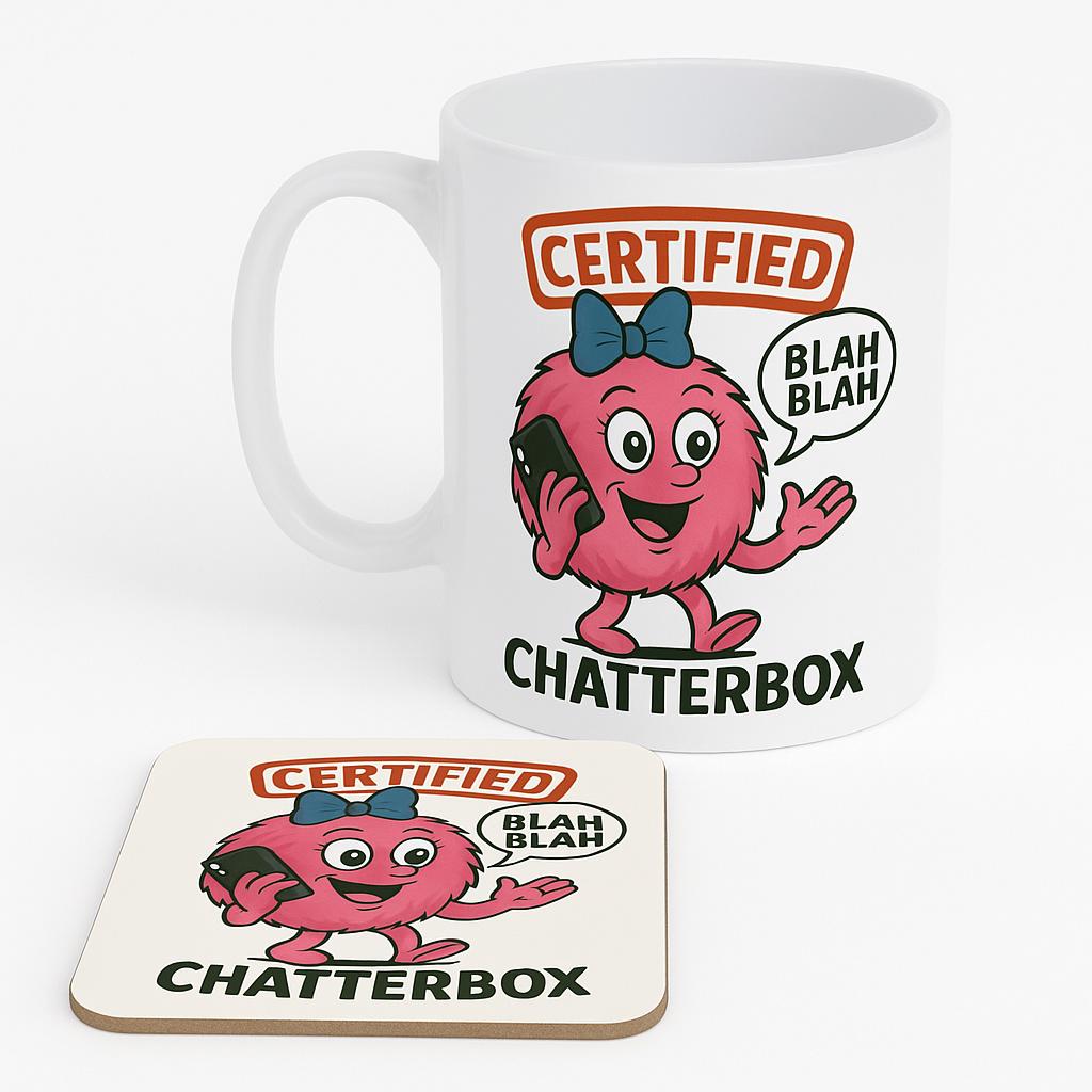 Funny Chatterbox Mug: Gift for Talkative Friends