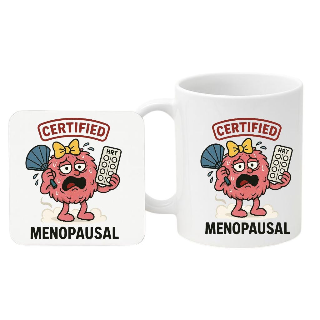 Cheeky Menopause Coffee Mug: Hot Flush Humor Gift