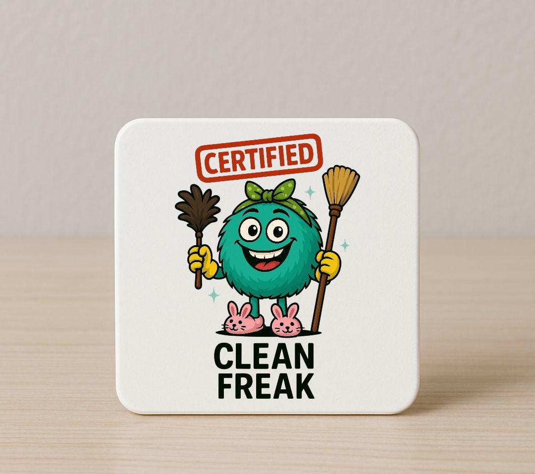 Clean Freak Coffee Mug: Funny Cleaning Lover Gift