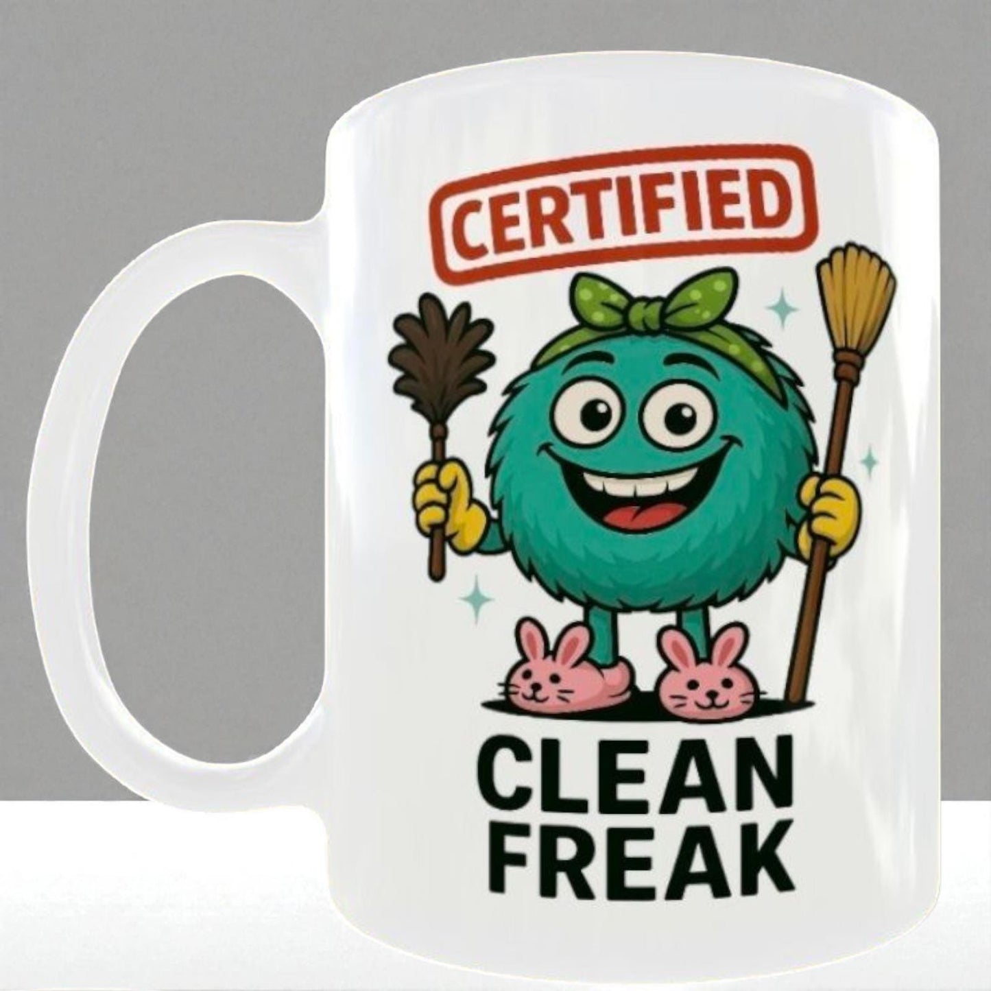 Clean Freak Coffee Mug: Funny Cleaning Lover Gift