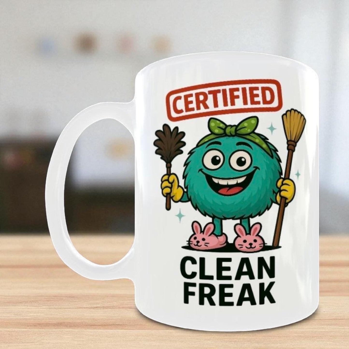 Clean Freak Coffee Mug: Funny Cleaning Lover Gift