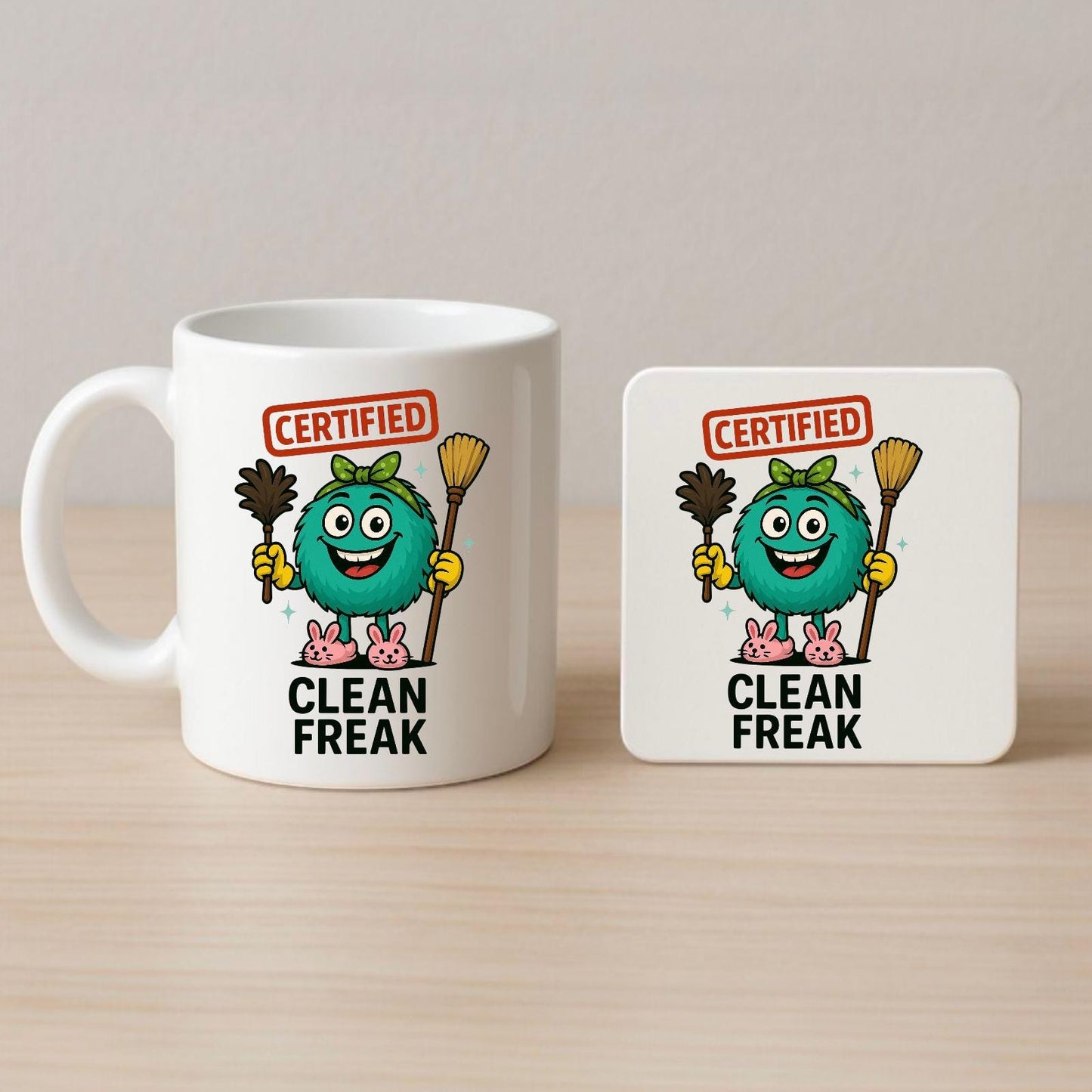 Clean Freak Coffee Mug: Funny Cleaning Lover Gift