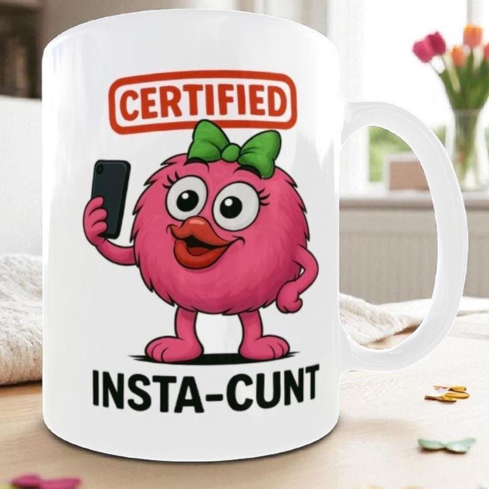 Funny Rude social media Mug, Birthday/Christmas Gift For Friends