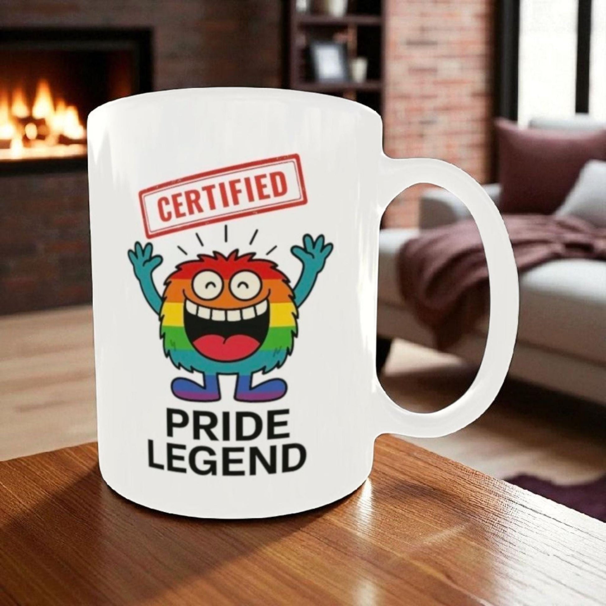 Funny Pride Legend Mug LGBTQ+ Rainbow Coffee Cup