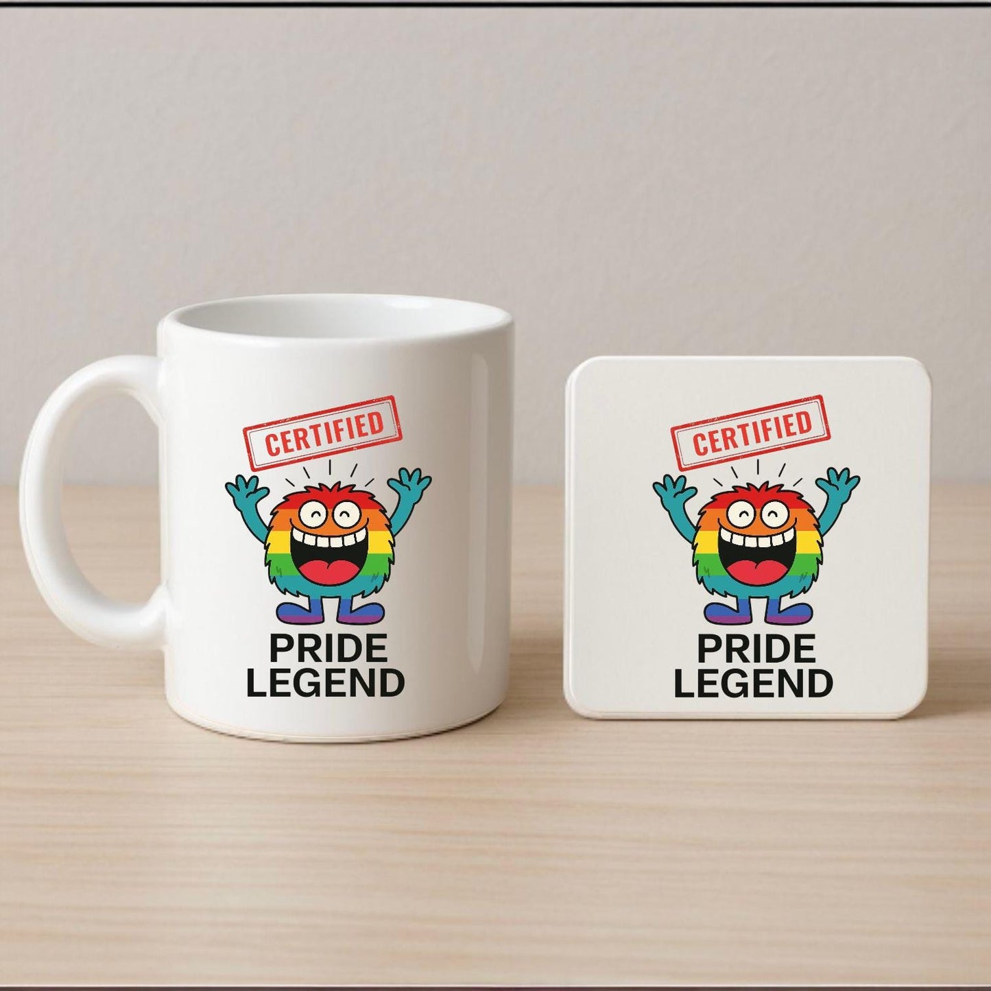 Funny Pride Legend Mug LGBTQ+ Rainbow Coffee Cup