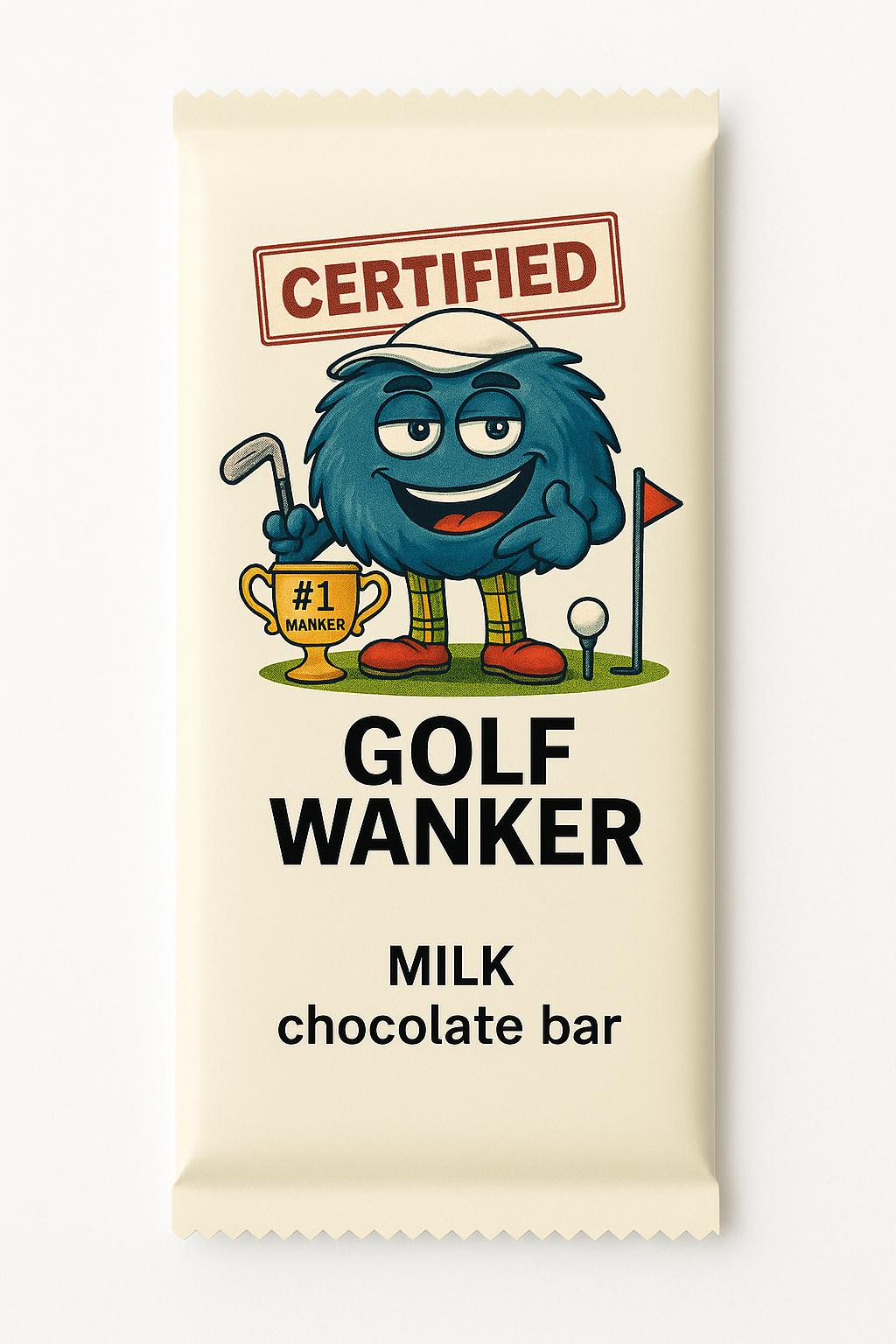 Rude Golf Chocolate Bar: Funny Novelty Birthday/Christmas Gift For the Golfing enthusiast