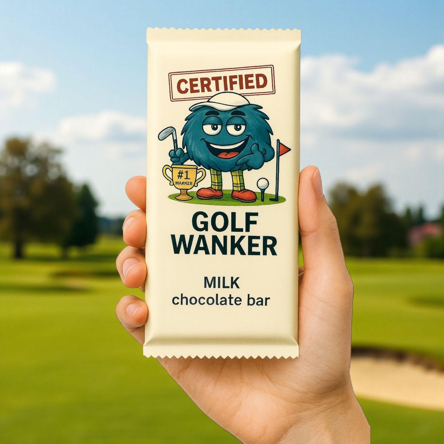 Rude Golf Chocolate Bar: Funny Novelty Birthday/Christmas Gift For the Golfing enthusiast