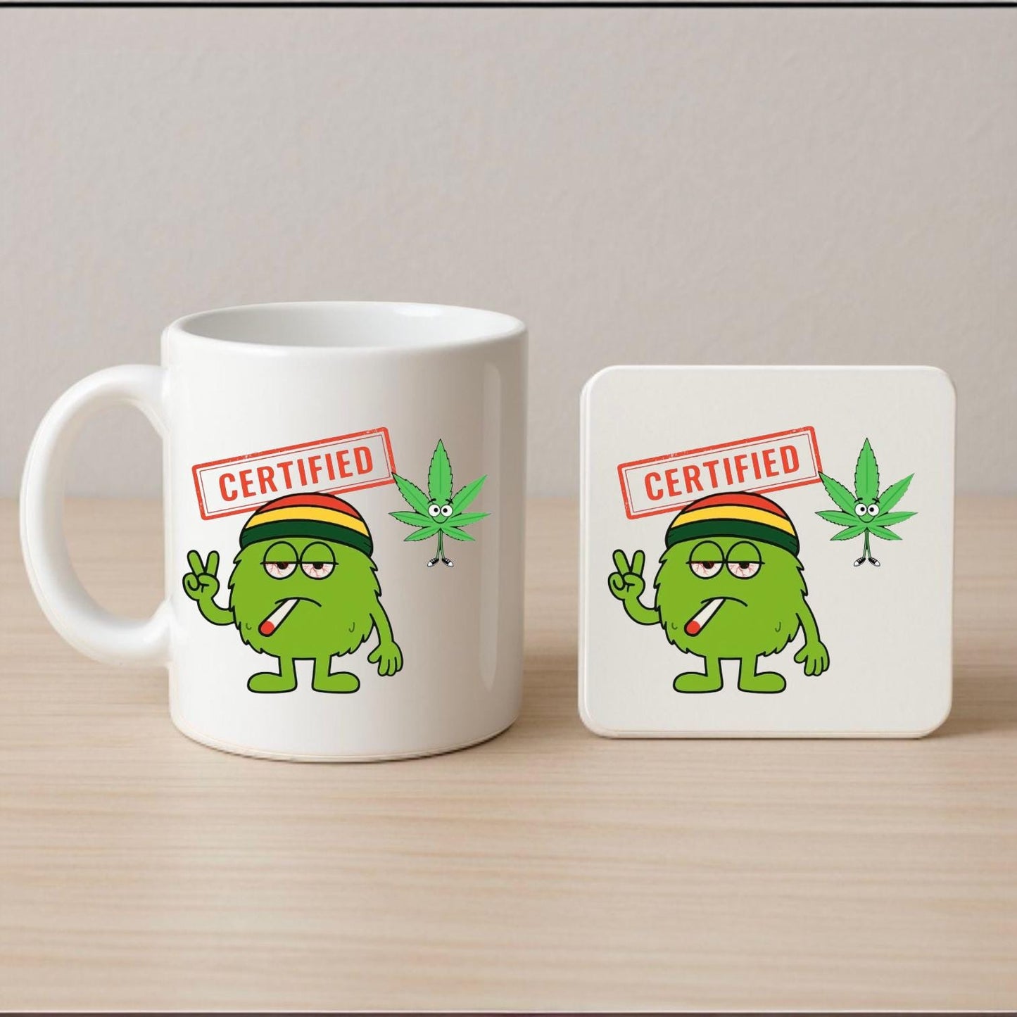 Funny Stoner Mug, Cannabis Gift for Him, Weed Lover Coffee Cup, Secret Santa Gift Idea