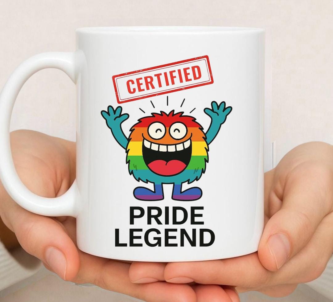 Funny Pride Legend Mug LGBTQ+ Rainbow Coffee Cup