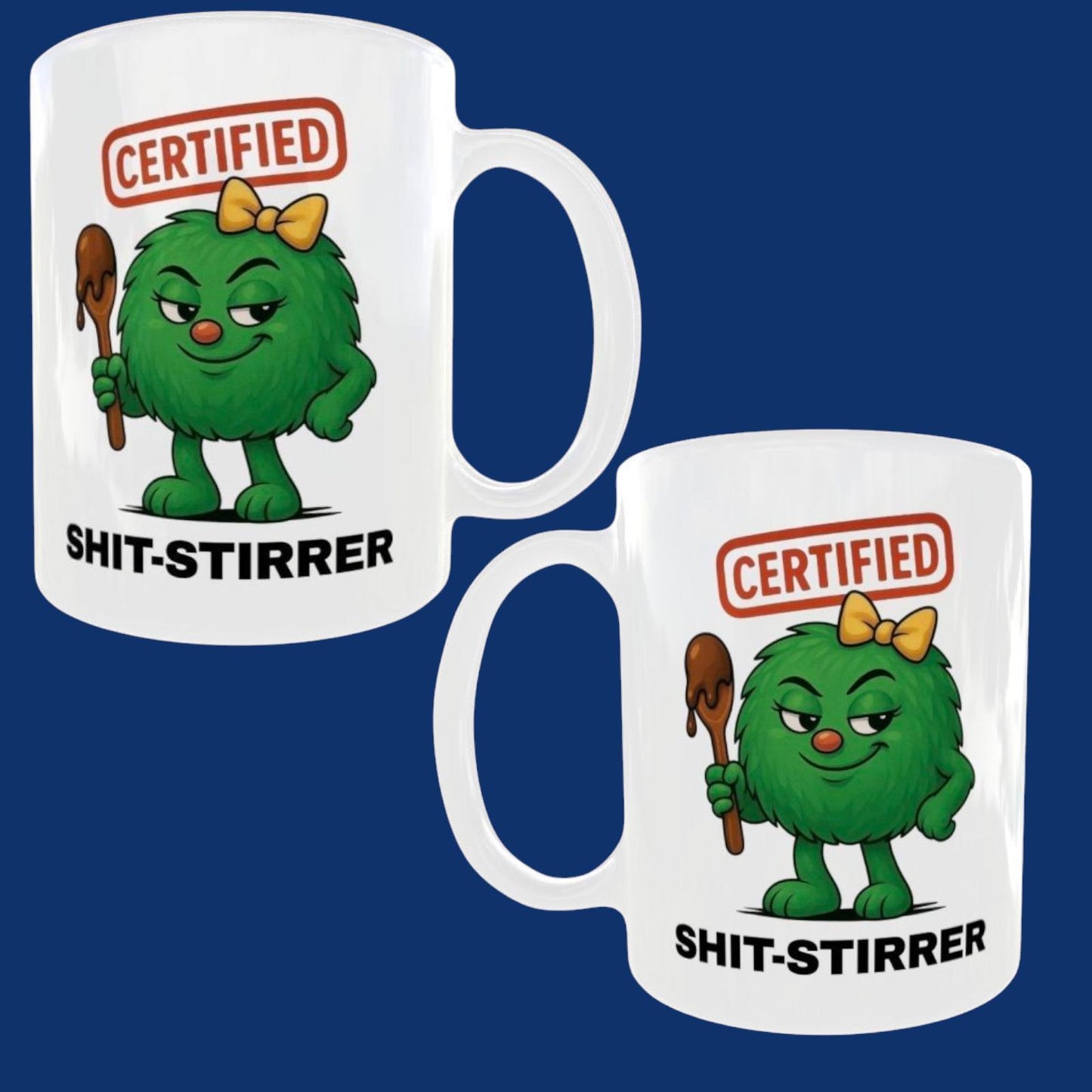 Funny Trouble Maker Mug: Rude Novelty Gift For Women