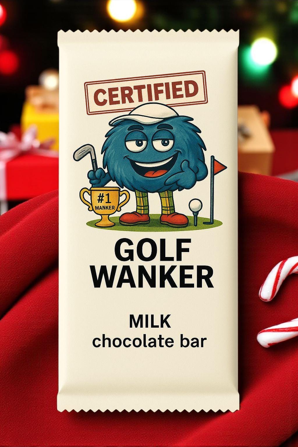 Rude Golf Chocolate Bar: Funny Novelty Birthday/Christmas Gift For the Golfing enthusiast