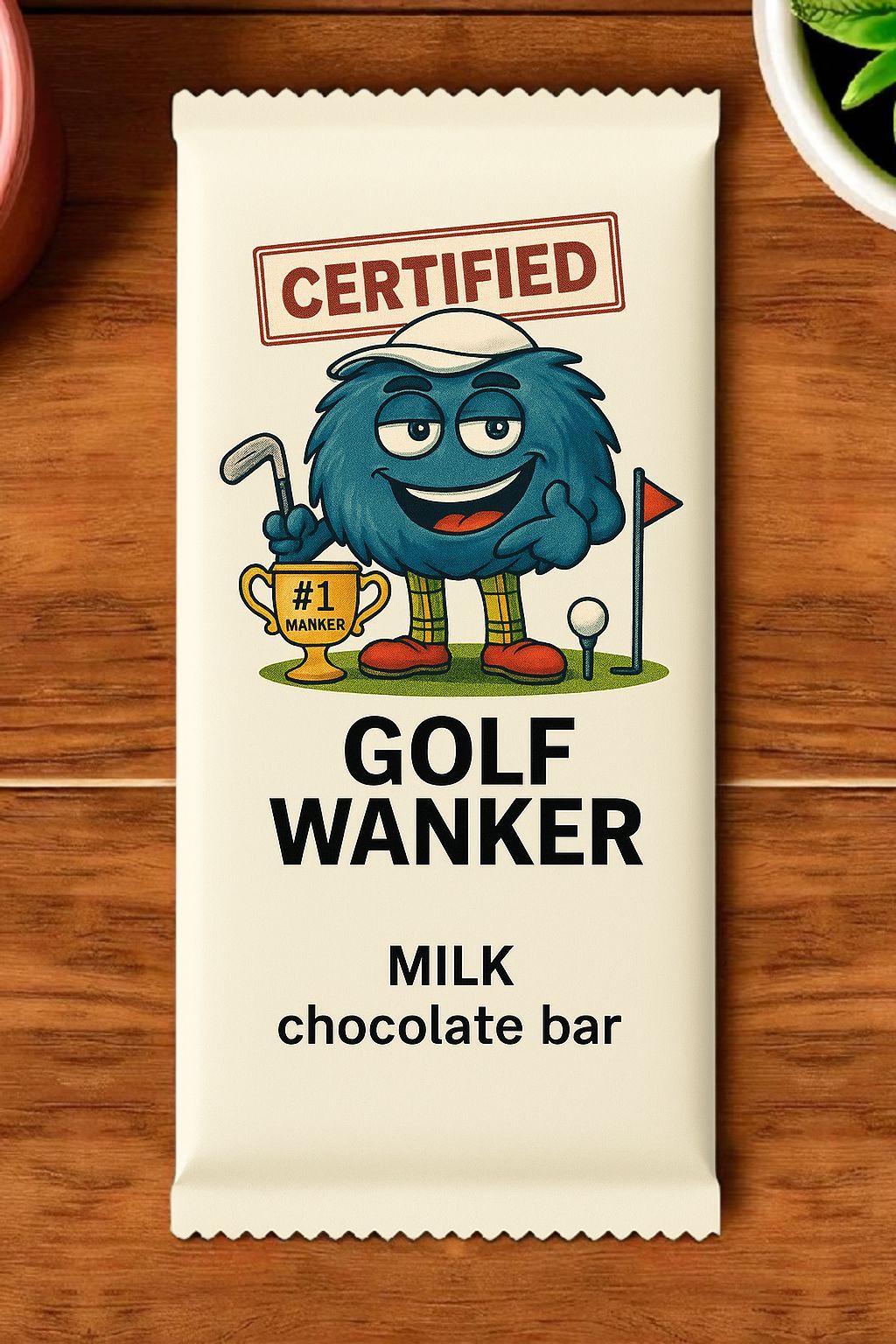 Rude Golf Chocolate Bar: Funny Novelty Birthday/Christmas Gift For the Golfing enthusiast