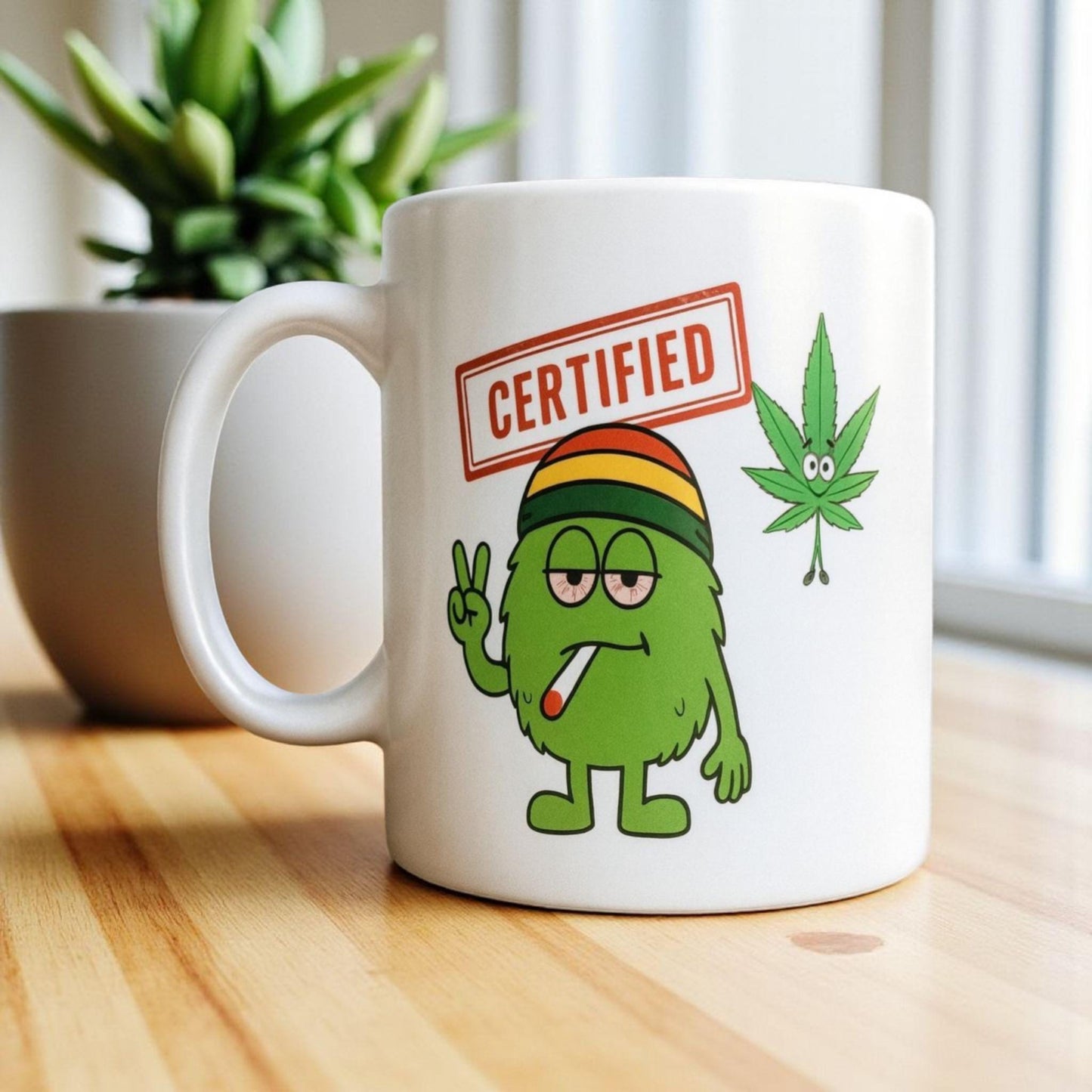 Funny Stoner Mug, Gift for Him, Weed Lover Coffee Cup, Secret Santa Gift Idea For PotHeads