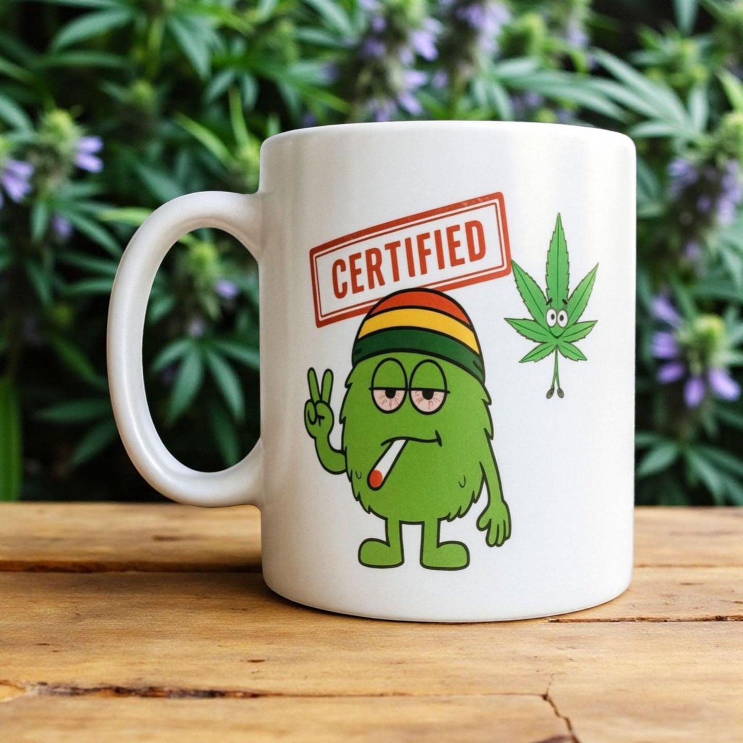 Funny Stoner Mug, Cannabis Gift for Him, Weed Lover Coffee Cup, Secret Santa Gift Idea