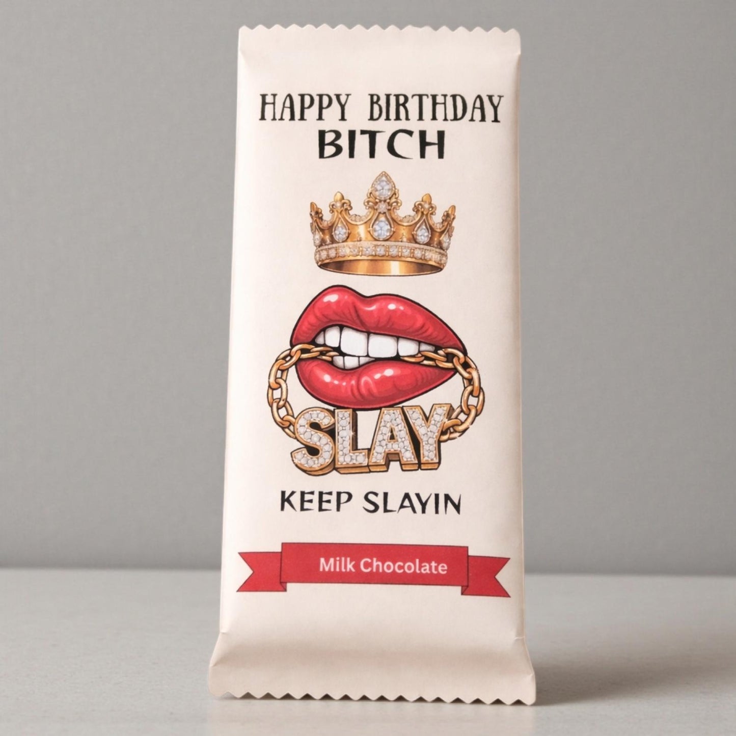 Funny Birthday Chocolate Bar Gift For Her Boss Bitch, Slay Queen Present, Novelty Chocolate