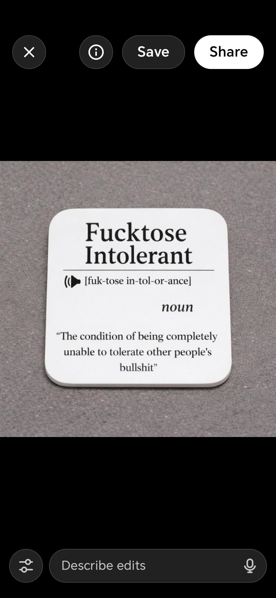 Fucktose Intolerant Mug – Funny Swear Mug | Rude Gift | Office Mug | Best Friend Gift