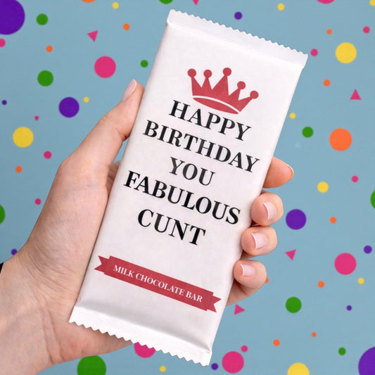 Rude Novelty Chocolate Bar: Funny Birthday or Christmas Stocking Filler Gift.