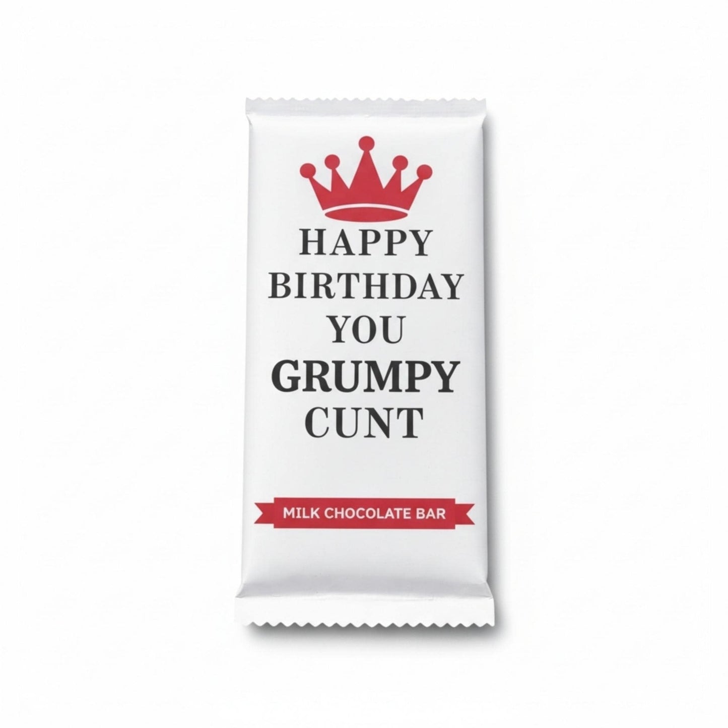 Rude Novelty Chocolate Bar: Funny Birthday Kift For Grumpy Husband-Boyfriend