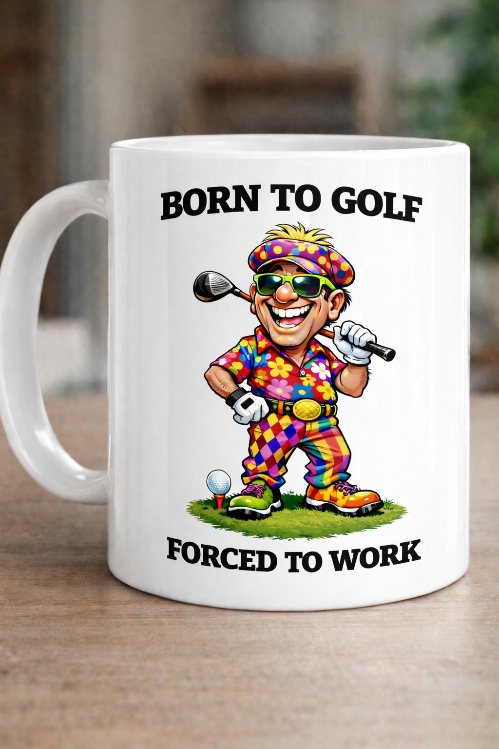 Funny Golf Mug: "Golf Wanker" Trophy Design, Gift for Golfing enthusiast