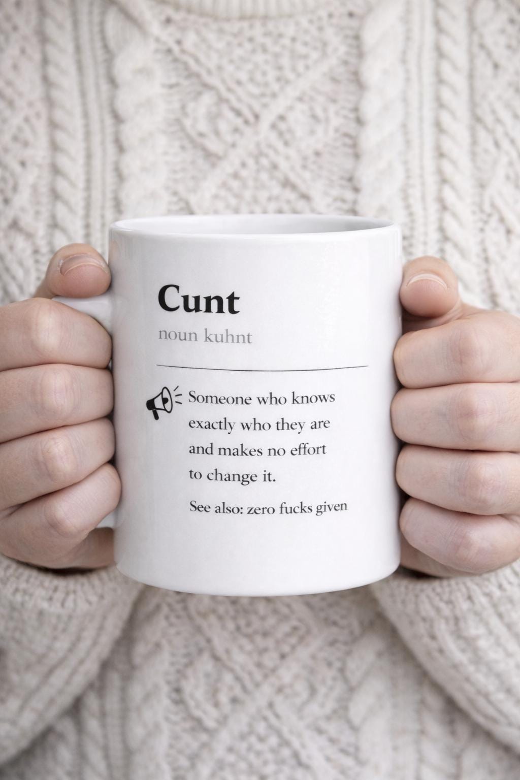 Rude Definition Mug Clean Freak – Funny Swear Mug | Rude Gift | Office Mug | Best Friend Gift